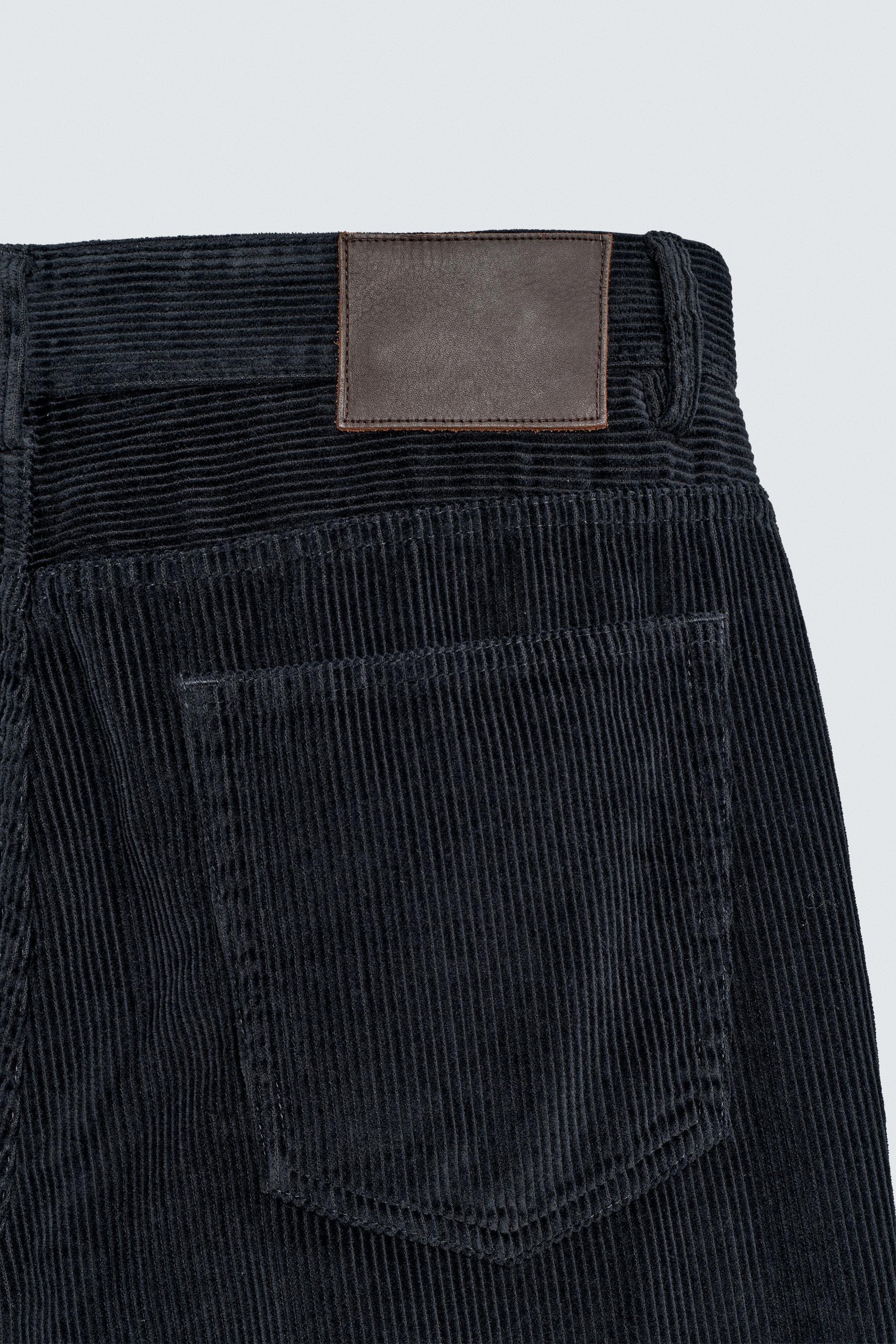 PANTALON STRAIGHT FIT EN VELOURS CÔTELÉ